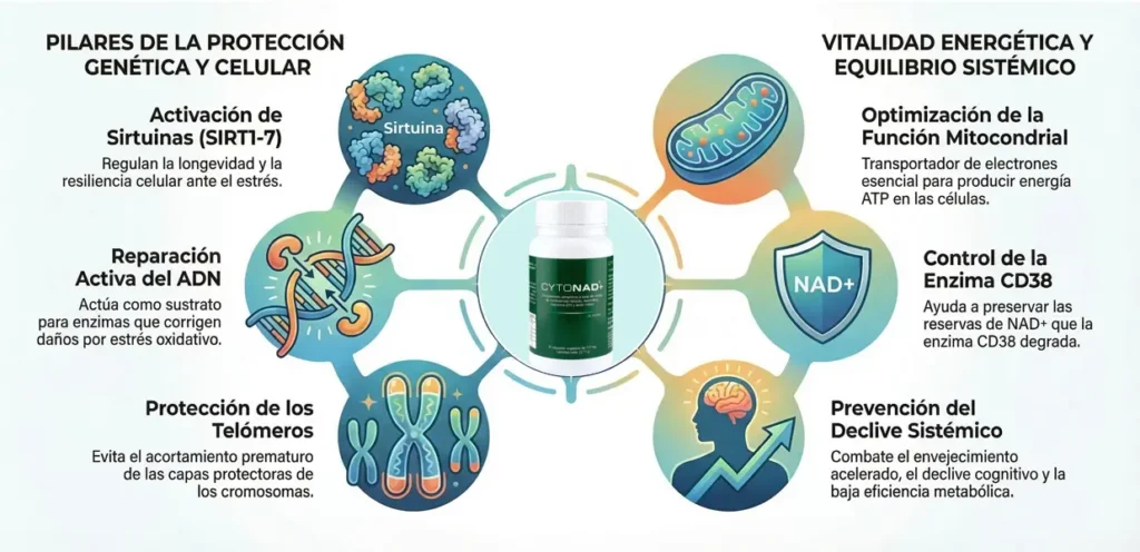 Suplemento con NAD+
